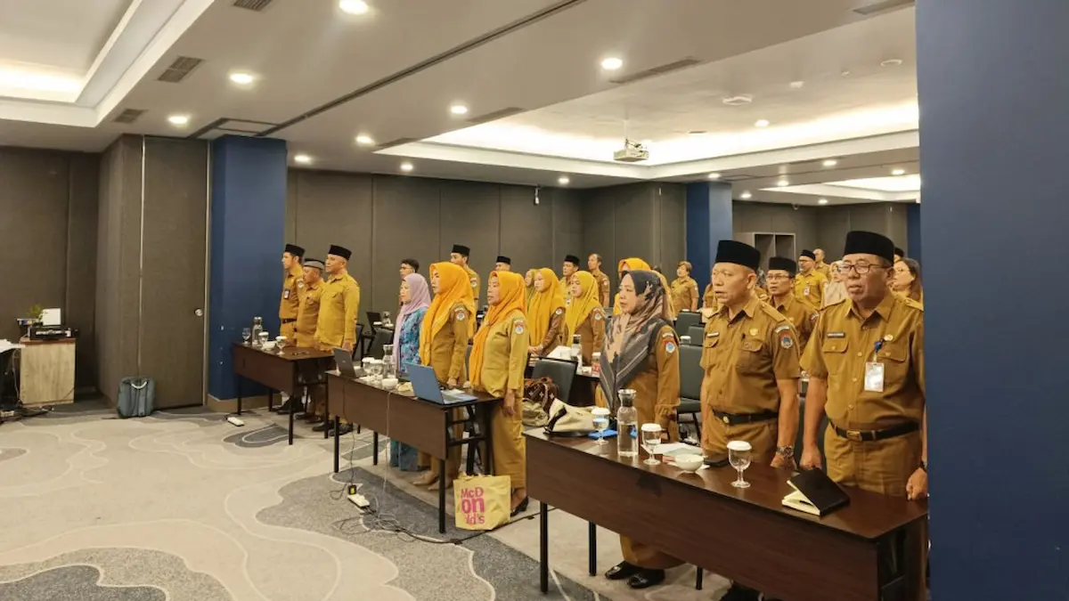Aparatur Sipil Negara Pemkab Boltim mengikuti pembukaan Workshop LPPD 2025 di Manado mediasulut.id