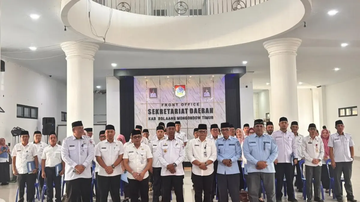SULUTVIRAL.info jajaran OPD Pemerintah Kabupaten Bolaang Mongondow Timur usai penandatanganan Pakta Integritas dan Perjanjian Kinerja 2026