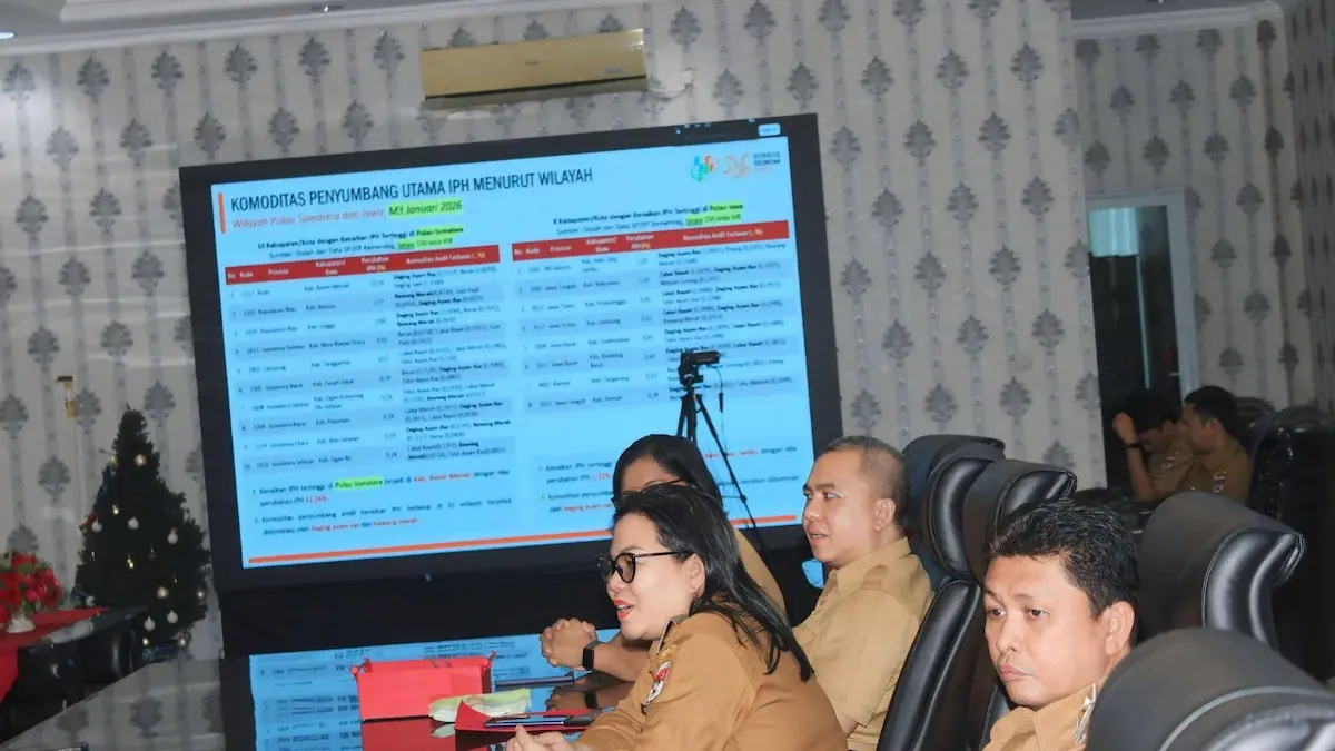 Rakor Pengendalian inflasi Minahasa Selatan jelang Ramadan dan Idulfitri 2026 bersama kemendagri