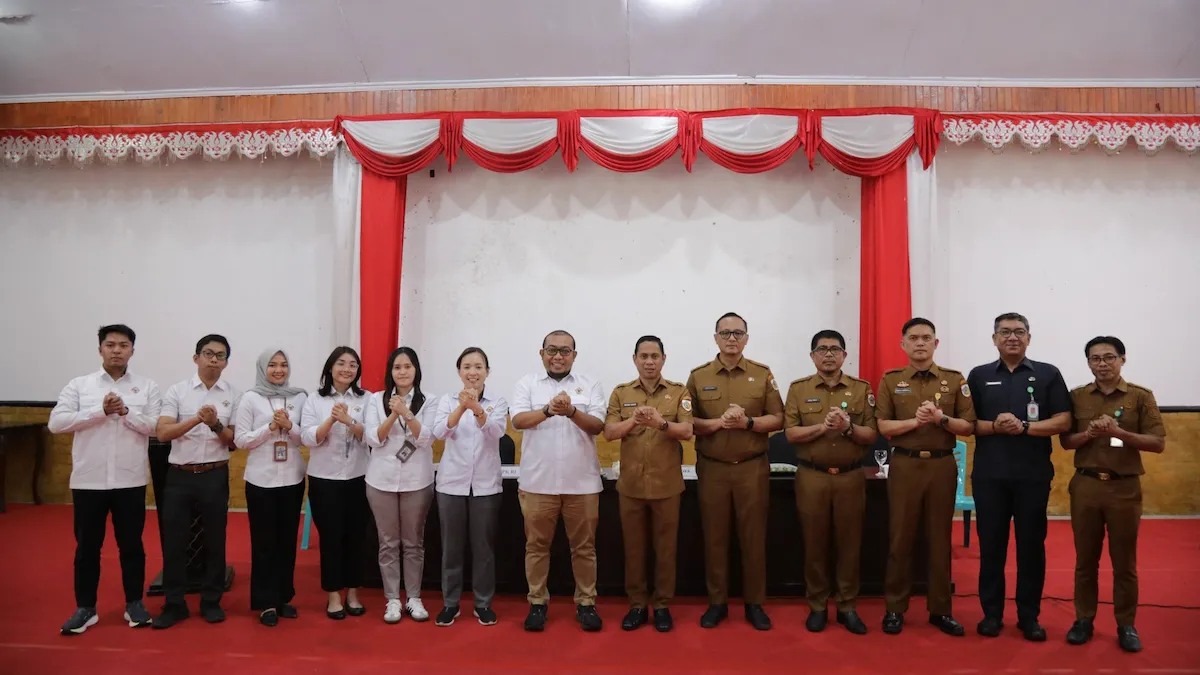 Foto bersama BPK RI dan Pemkot Kotamobagu usai entry meeting audit LKPD mediasulut.id