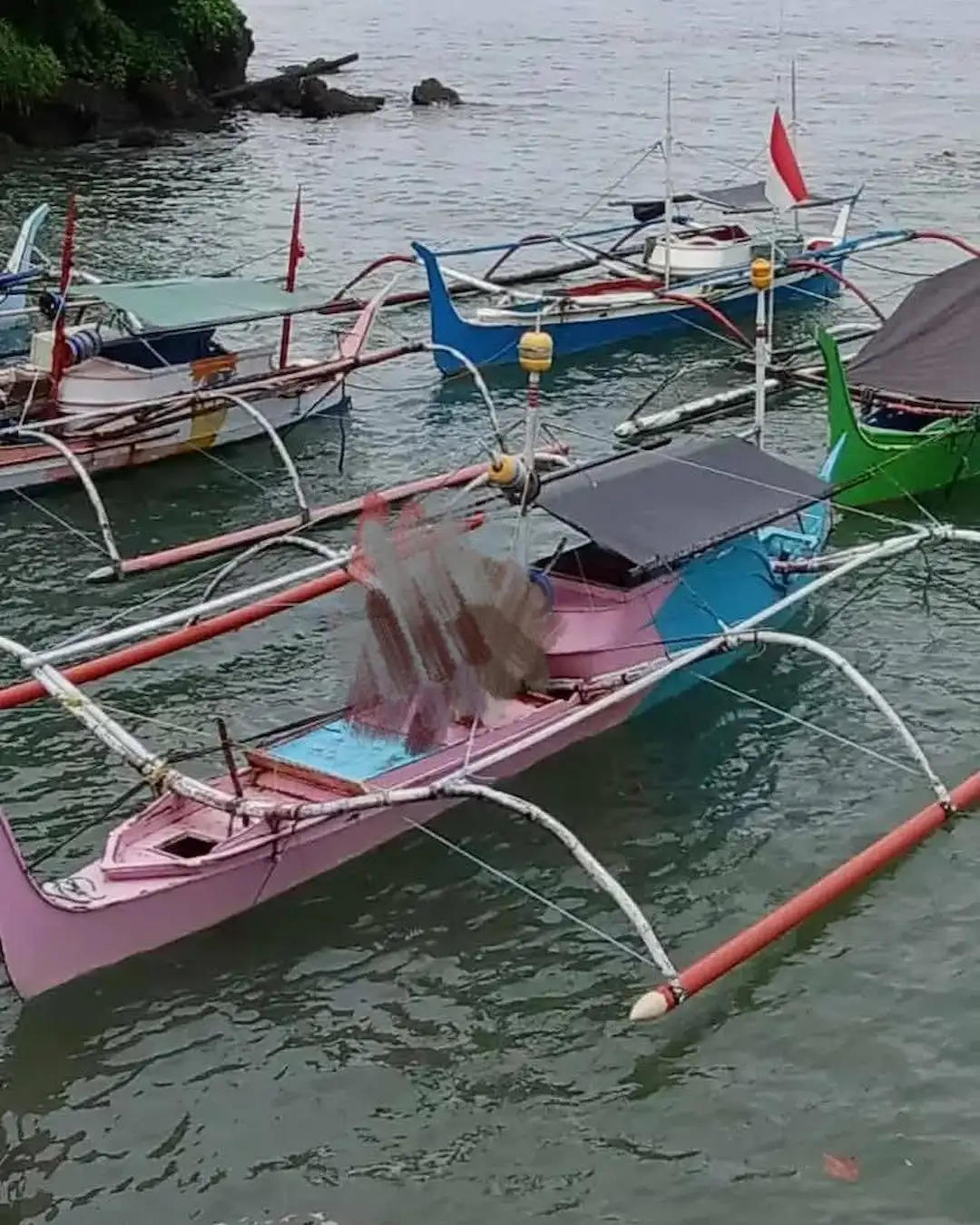 Kapal nelayan milik Yulianus Genggang yang digunakan saat melaut sebelum dilaporkan hilang di perairan Napombaru Damau Talaud mediasulut.id