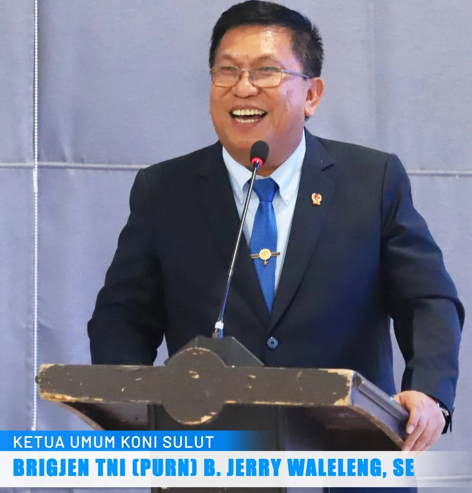 Brigjen Purn Jerry Waleleng pimpin pelantikan KONI Sitaro