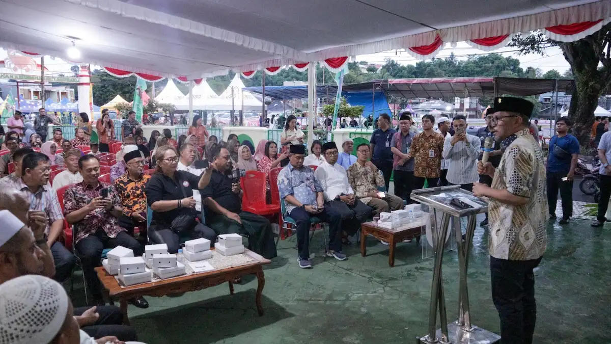 Jamaah hadiri Safari Ramadhan Pemkot Manado Singkil mediasulut.id