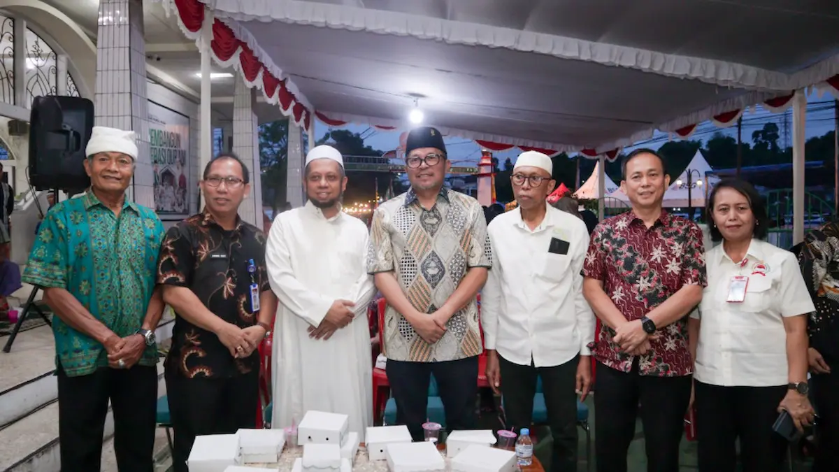 Wakil Wali Kota Manado bersama tokoh agama di Ketang Baru mediasulut.id