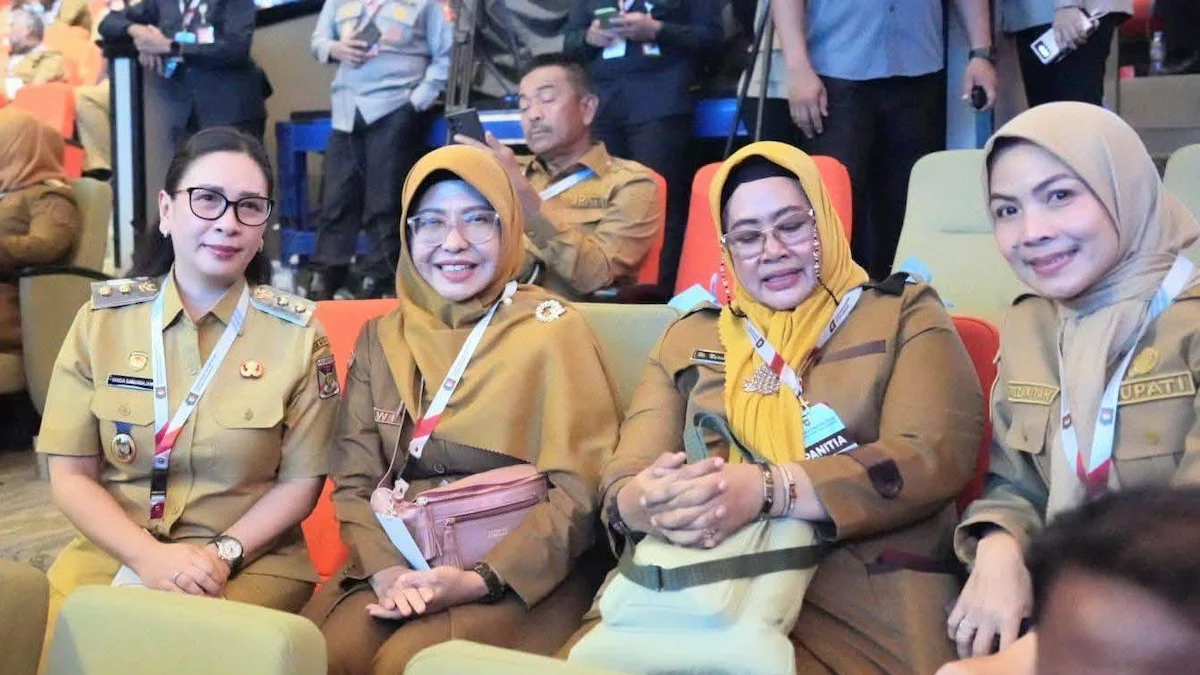 Wakil Bupati Vanda Sarundajang mengikuti forum nasional yang membahas penguatan investasi daerah menuju visi pembangunan 2045 mediasulut.id