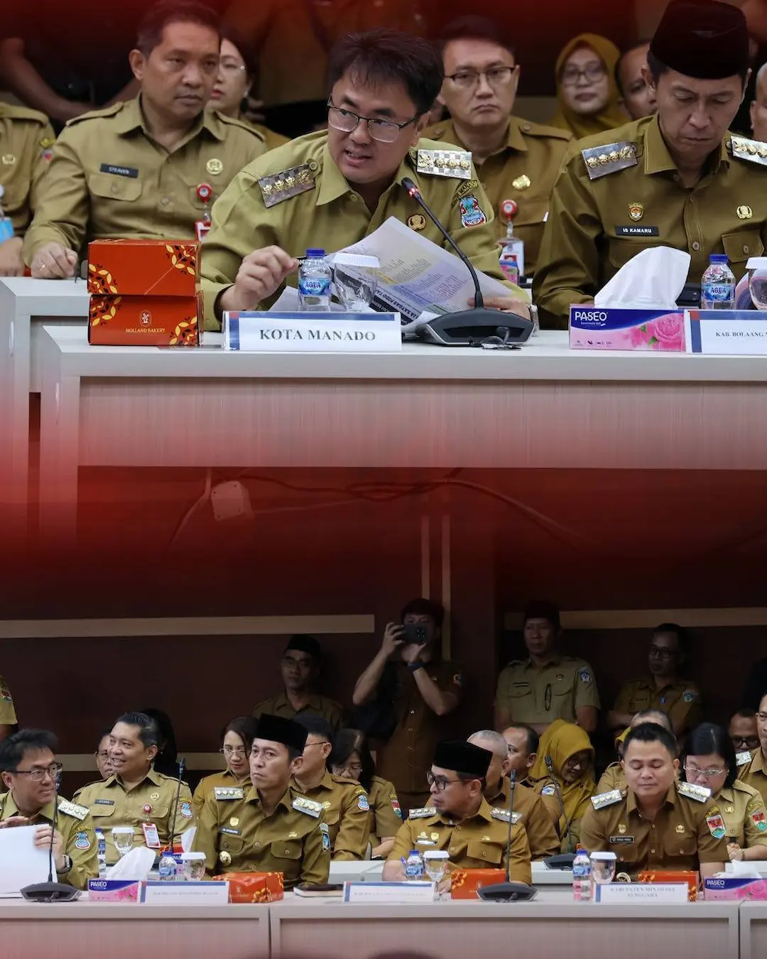 andrei angouw rapat tpid manado 23 februari 2026