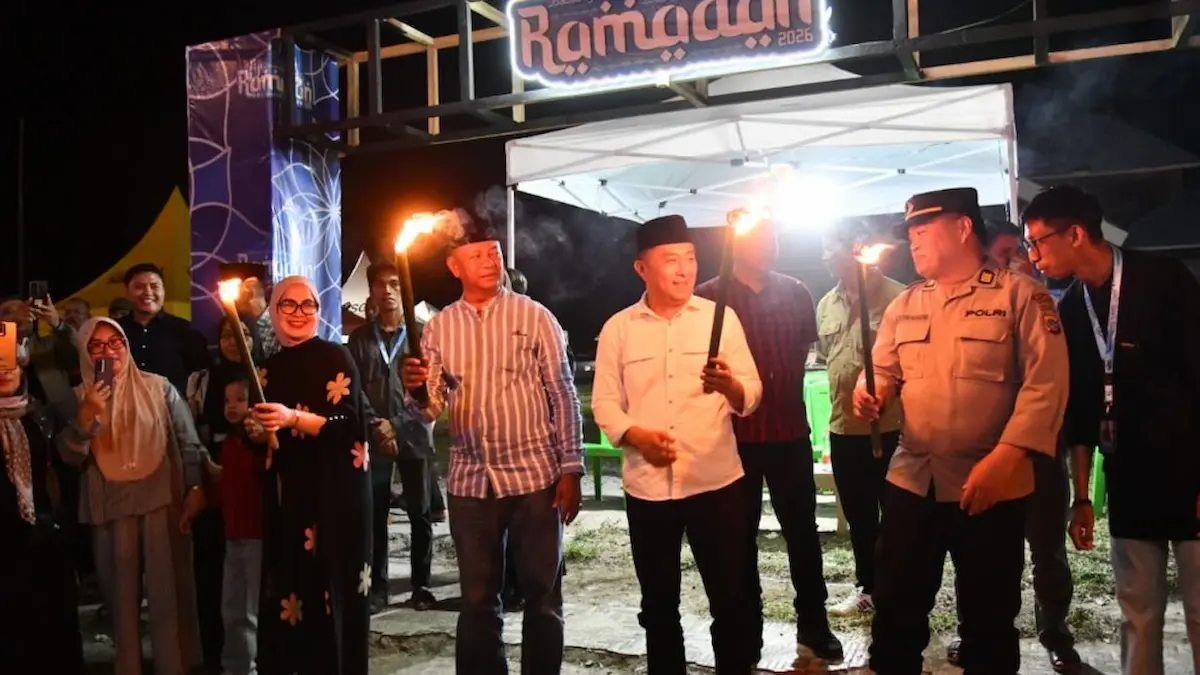 Suasana Festival Ramadan Boltim 2026 di Lapangan Pondabo mediasulut.id