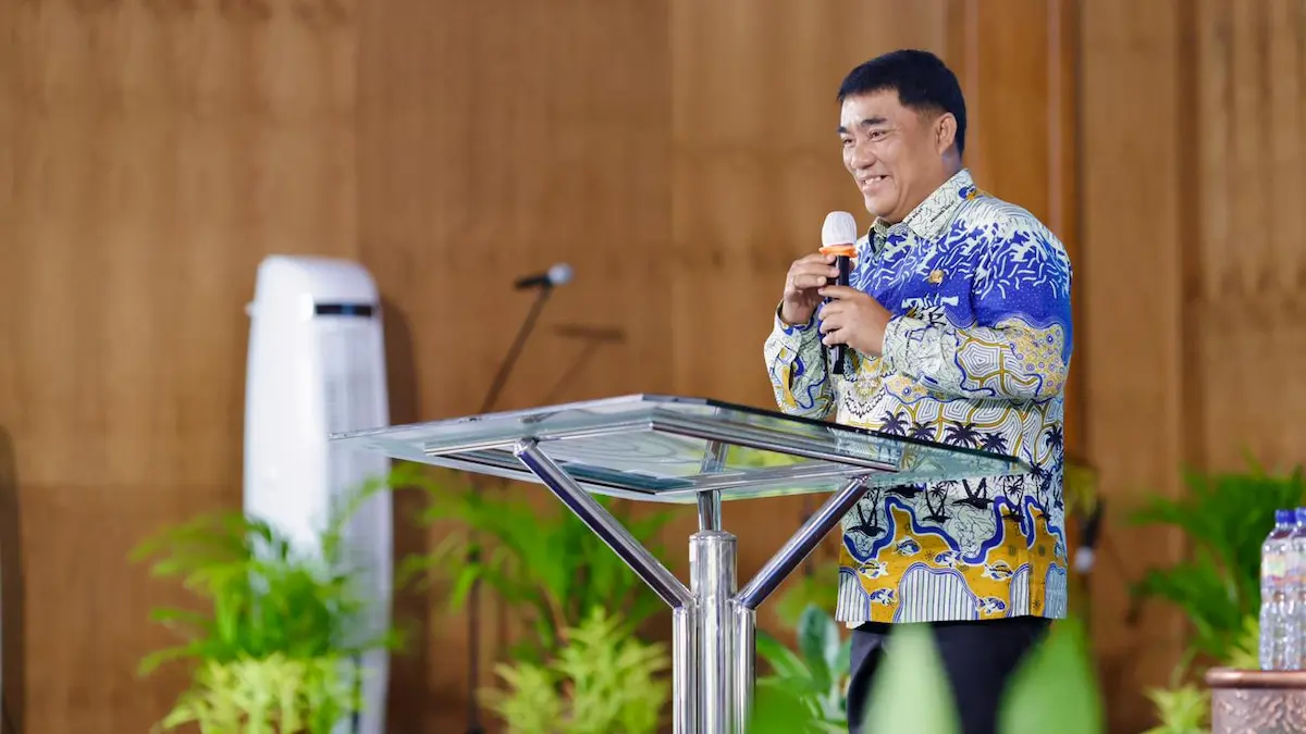 Gubernur Sulut berbicara di podium Universitas Klabat