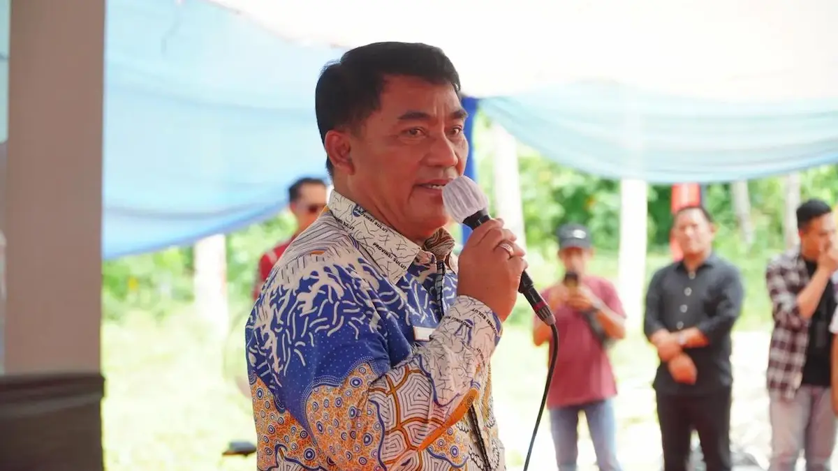 Gubernur Yulius beri sambutan penyerahan huntap Bolsel mediasulut.id