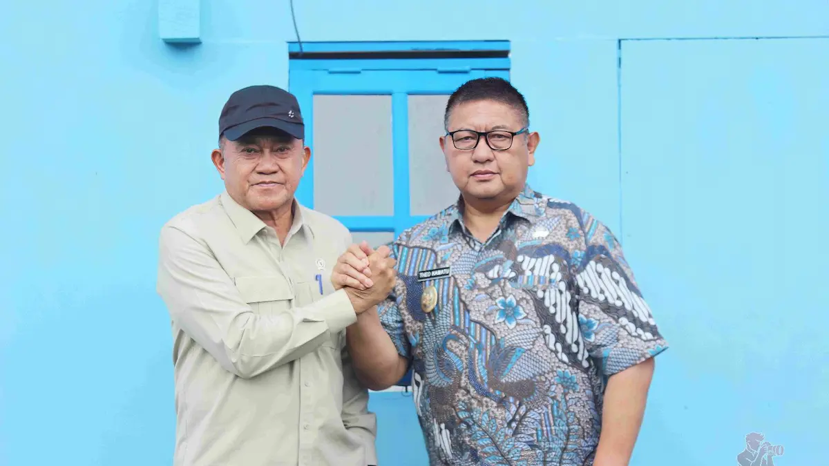 Theodorus Kawatu bersama Wakil BGN di Liandok Minsel mediasulut.id