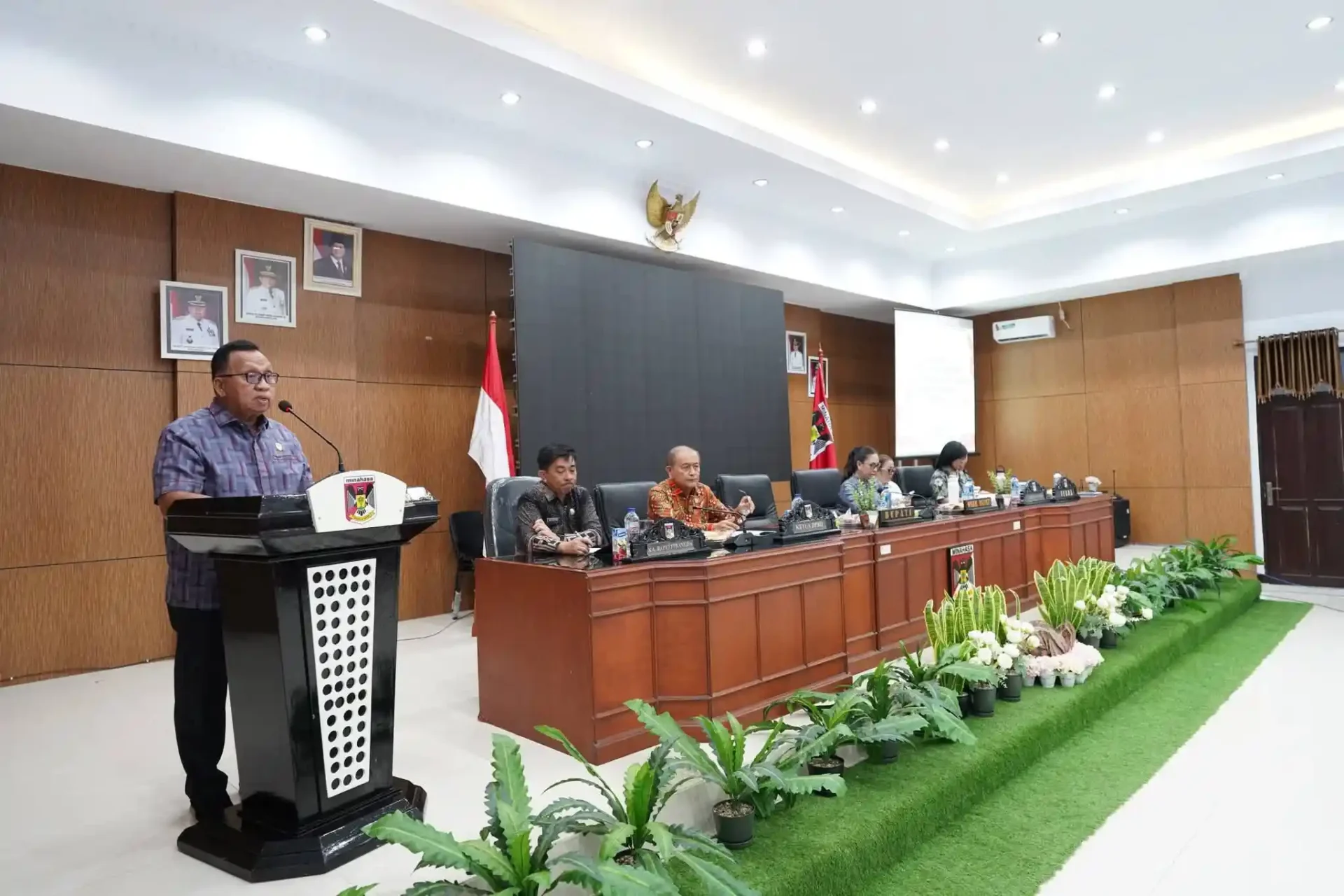 Robby Dondokambey membuka Musrenbang RKPD Minahasa di Tondano