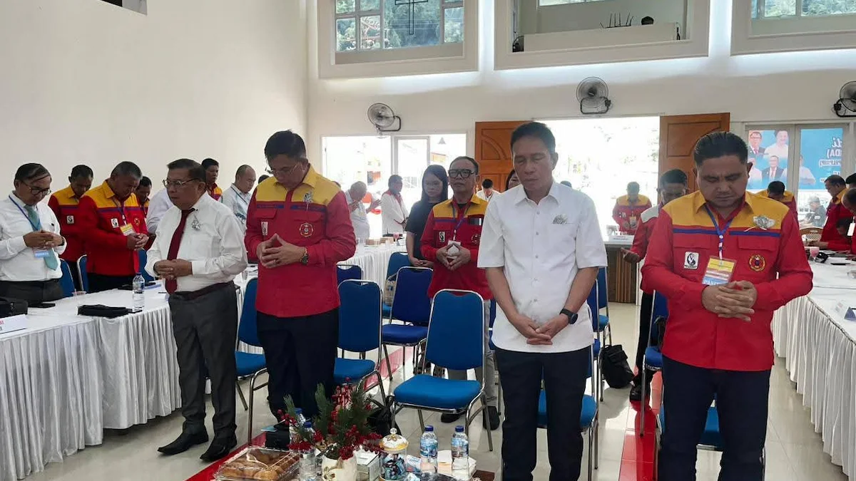 peserta rakorda pelprip gpdi sulut mengikuti doa bersama