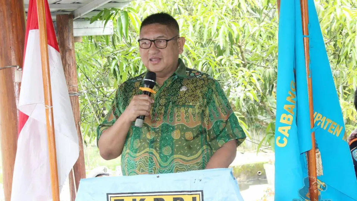 Wabup Minahasa Selatan beri sambutan muscab fkppi minsel di Modoinding