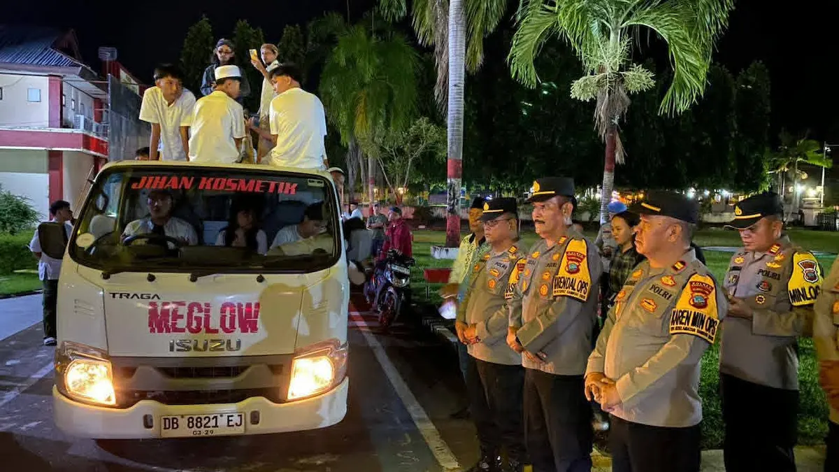 Pawai takbiran Minahasa Selatan dilepas Bupati bersama Polres Minahasa Selatan