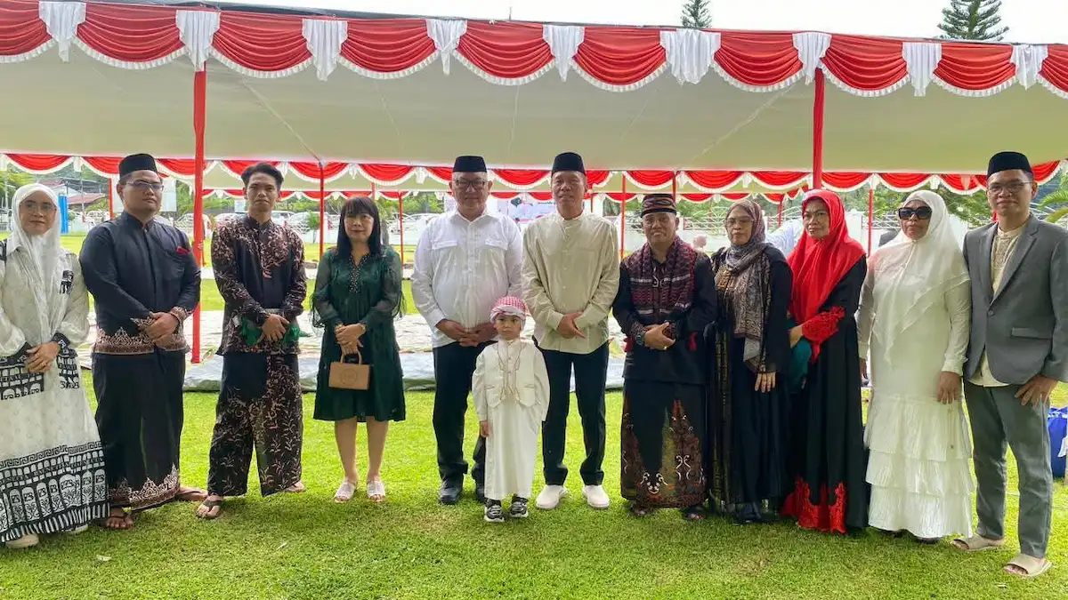 Forkopimda Minahasa Selatan ikuti sholat Idul Fitri bersama masyarakat