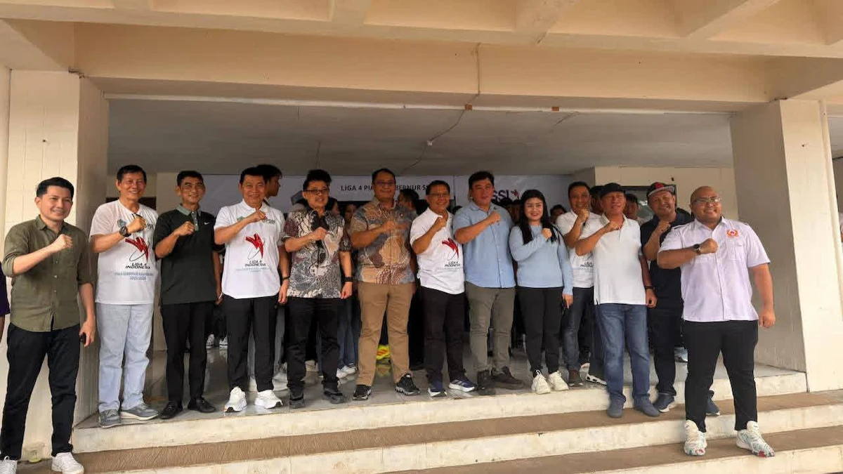 pejabat dan panitia pembukaan liga 4 sulawesi utara