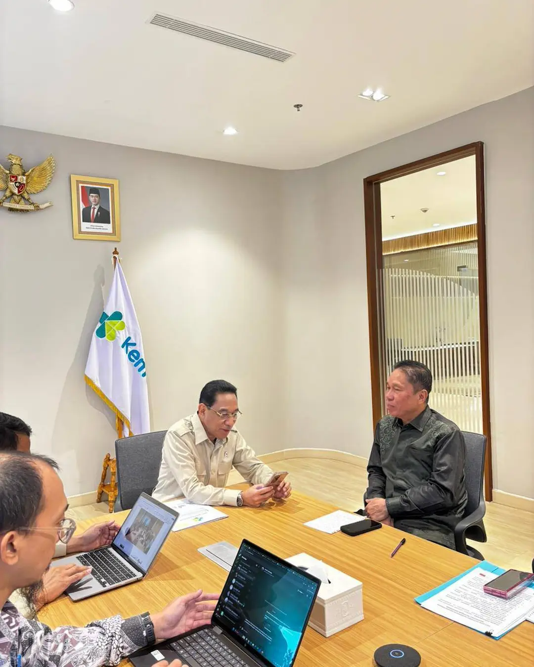 Franky Donny Wongkar audiensi dengan Wamenkes Benjamin Oktavianus di Kemenkes Jakarta