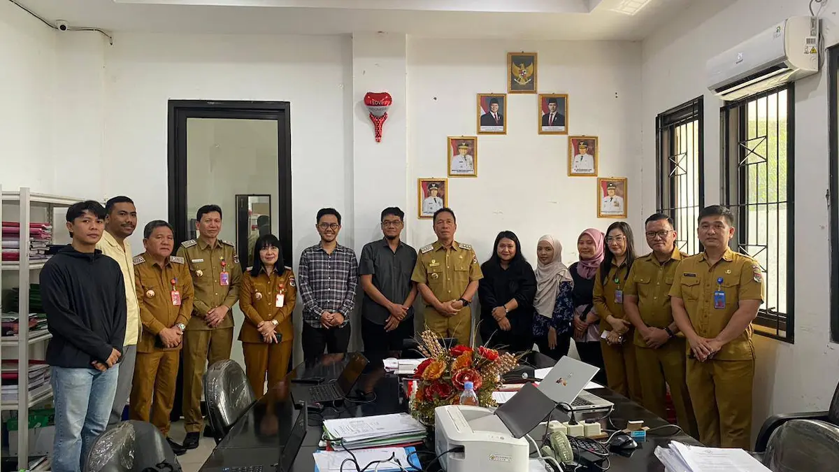 bupati minsel dan perangkat daerah saat audit lkpd