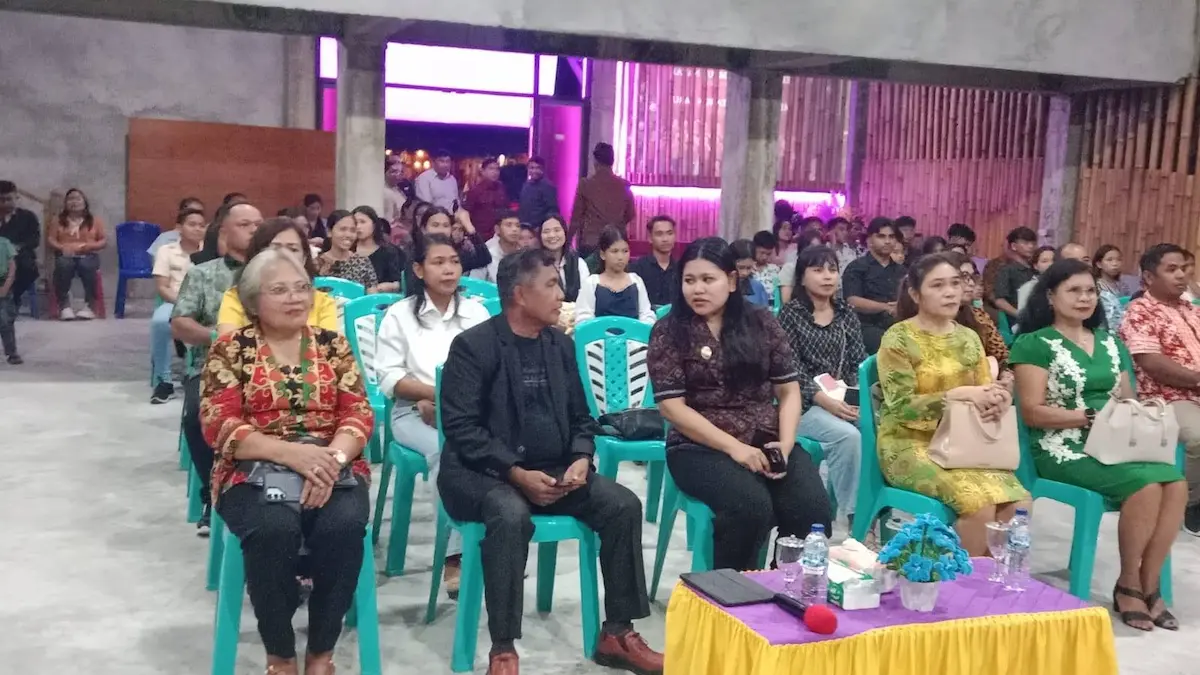 Peserta pemuda GSPDI mengikuti kegiatan di Melonguane Talaud