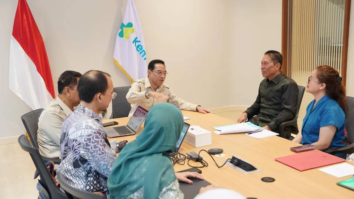 Franky Donny Wongkar mengikuti rapat audiensi bersama pejabat Kemenkes di Jakarta