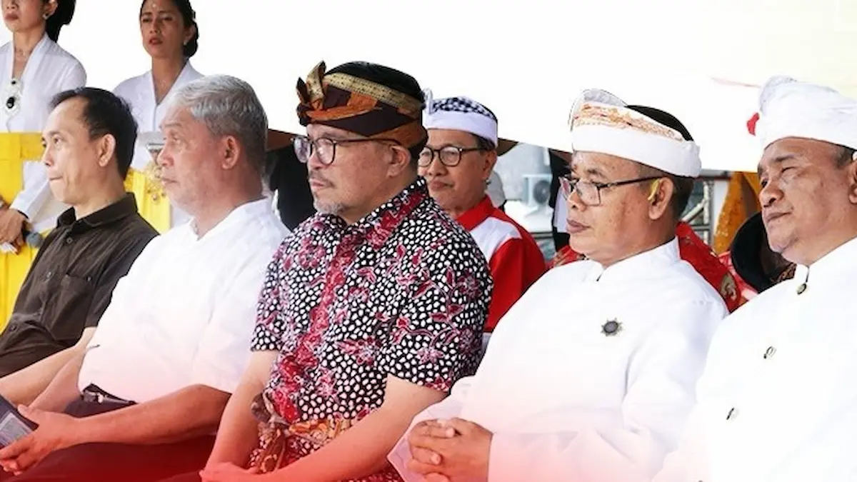 richard sualang hadiri pawai ogoh ogoh nyepi manado