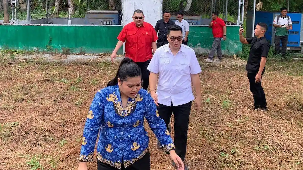 Wabup Talaud meninjau lokasi RS Bergerak Gemeh Talaud