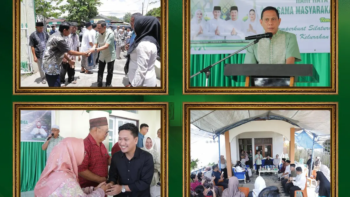 Weny Gaib berinteraksi dengan warga saat Pinogiot di Kotamobagu