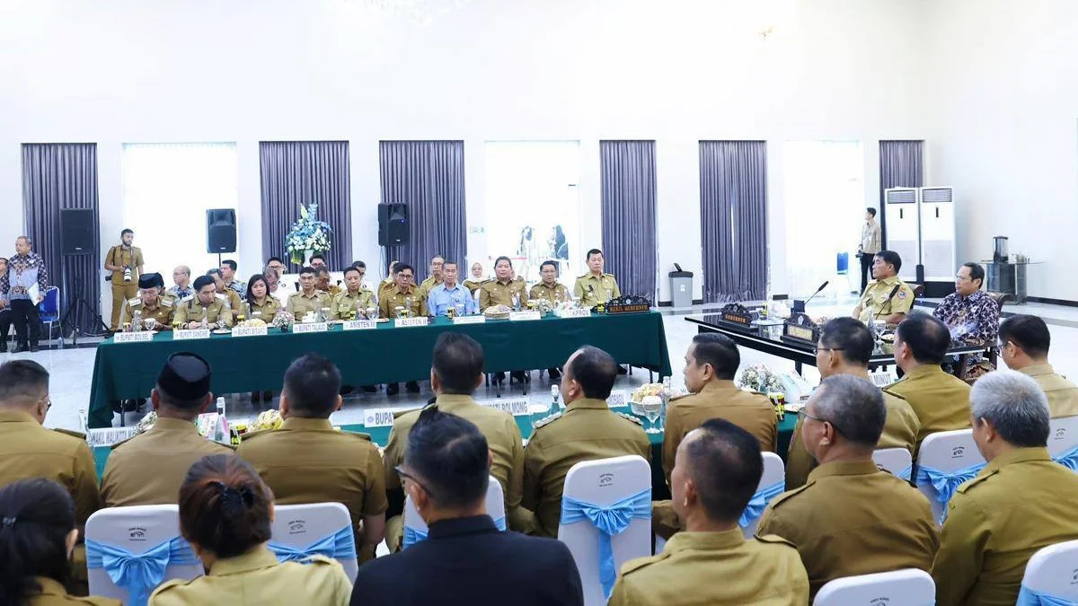 bupati minahasa selatan franky wongkar bersama kepala daerah forum bpkp sulut