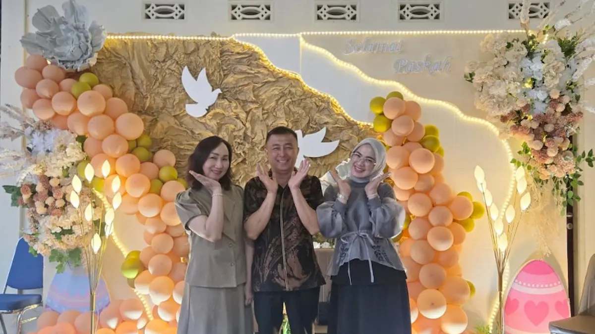 Argo Sumaiku bersama pimpinan Boltim di perayaan Paskah Boltim