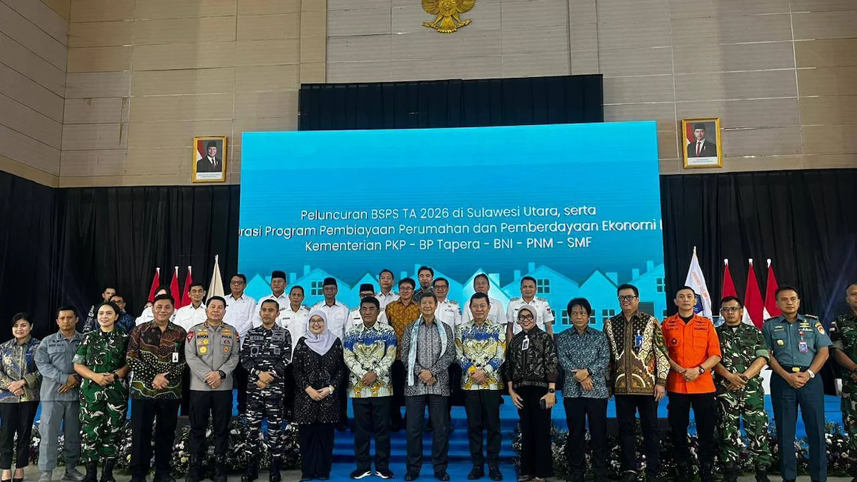 Peluncuran BSPS dan KUR perumahan Sulut dihadiri pejabat pusat dan daerah di Manado