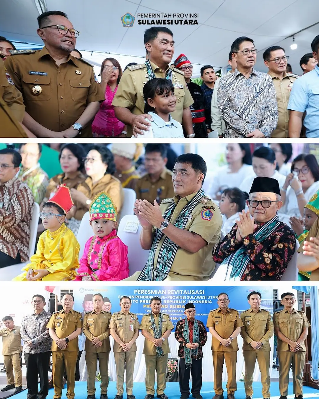 Gubernur Yulius Selvanus dampingi peluncuran Program Sekolah Asri Sulut