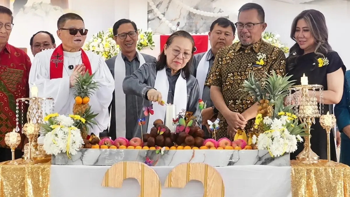 perayaan HUT ke-33 jemaat GMIM Bukit Moria Malalayang bersama jemaat