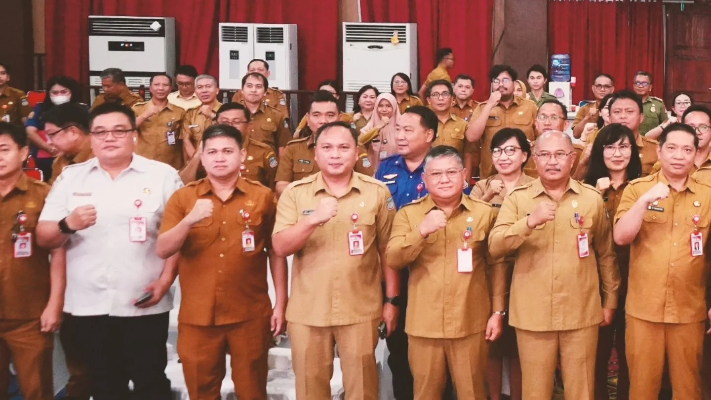 Peserta rakor inovasi daerah Manado dari berbagai perangkat daerah