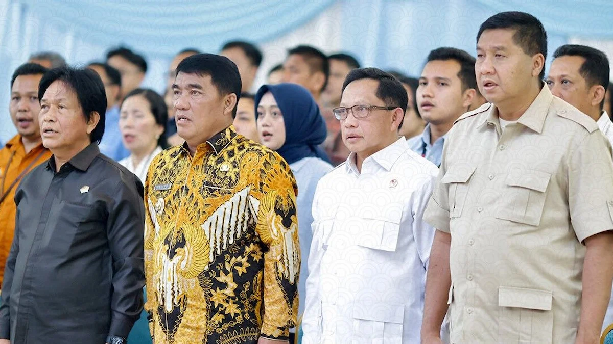 Yulius Selvanus bersama Tito Karnavian dan Maruarar Sirait di Musrenbang Sulut
