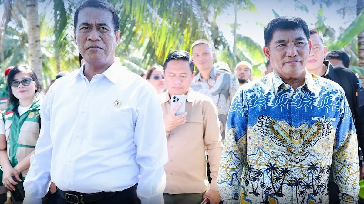 Mentan Amran dan Gubernur Sulut Yulius Selvanus saat sidak di Manado